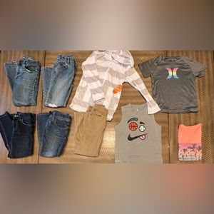 Boys size 6/7 brand name clothing lot
